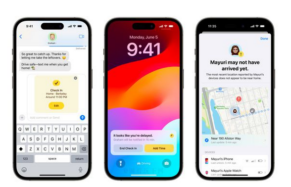 朝阳朝阳苹果维修站分享如何在iPhone上使用平安确认功能
