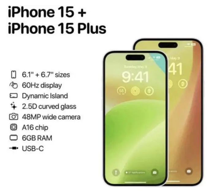 朝阳苹果15维修服务分享iPhone15有哪些机型 