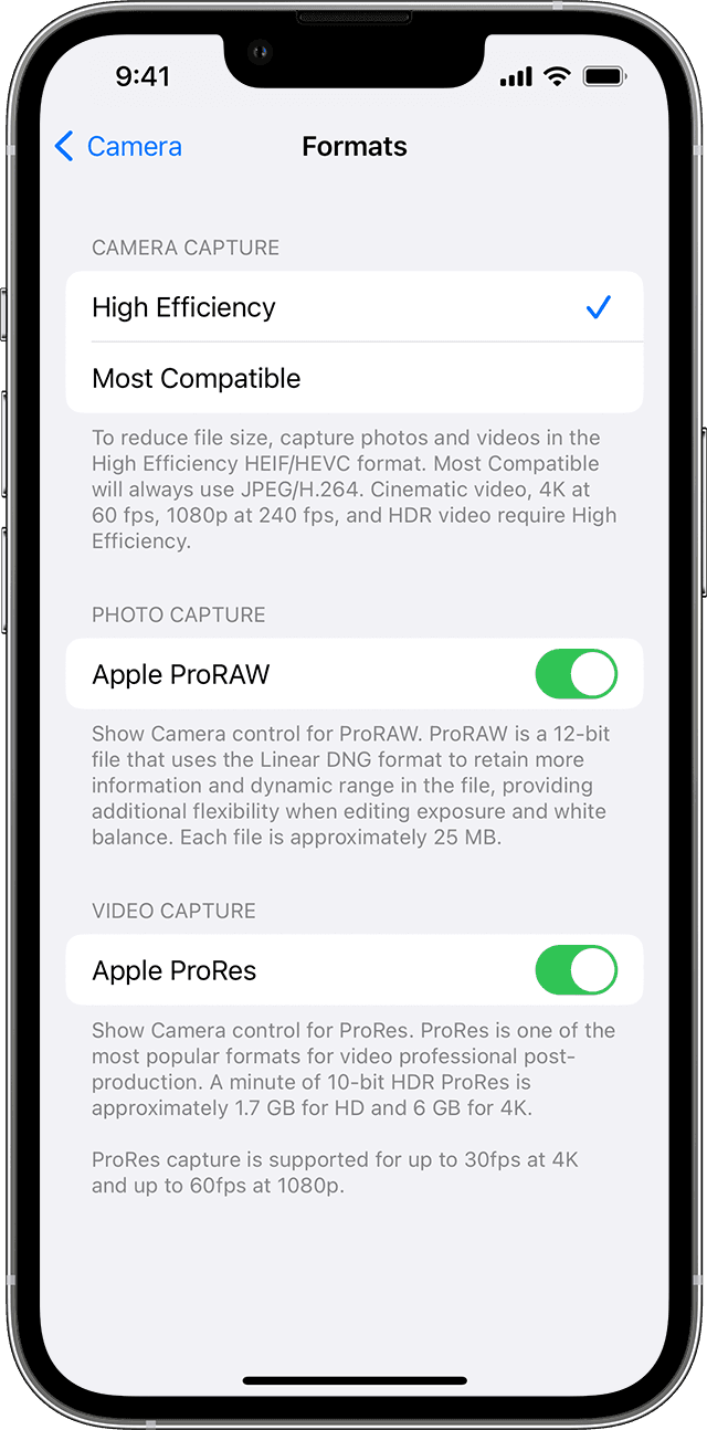 朝阳苹果13维修分享如何在 iPhone 13 Pro 机型中拍摄和管理 ProRes 视频 